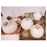 3 Trays of Lamp Shades