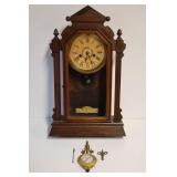 Ansonia Clock Co. Walnut Kitchen Clock