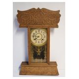 Oak New Haven Kitchen Clock