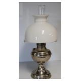 Nickel Aladdin Oil Lamp