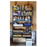 Metal Shelving w/ Contents
