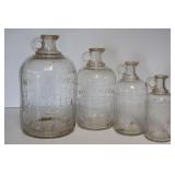 White House Vinegar Jugs with Pour Lip