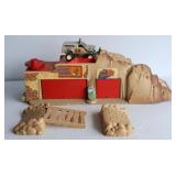 Vintage Power Devils Garage Playset