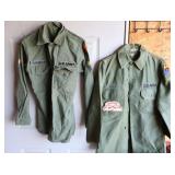 2 Vintage US Army Shirts
