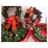 Christmas Wreaths in Hard Storage Case