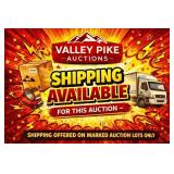 SHIPPING AVAILABLE ON SELECT LOTS