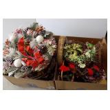 2 Trays of Wreaths