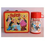 Vintage Popeye Lunch Box w/ Thermos