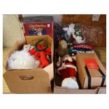 3 Trays of Christmas Decor