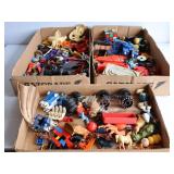 3 Trays of Vintage Toy Parts & Pieces