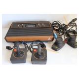 Vintage Atari 2600 Game Console w/Controllers