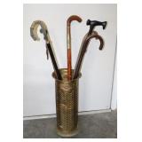 Umbrella Stand with Canes