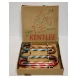 Vintage Kentlee Glass Candy Canes