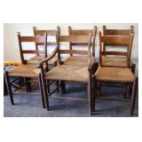 Set of 6 Clores Walnut Chairs