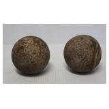 2 Solid Cannon Balls
