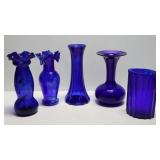 Cobalt Blue Vases