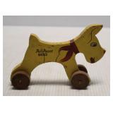 Poll-Parrot Shoes Dog Advertisement Pull Toy