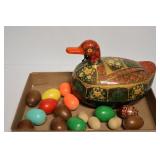 Decorative Duck & Eggs