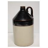 Brown White Stoneware Jug