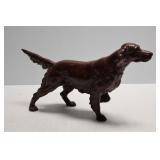 Cast Iron Irish Setter Dog Doorstop