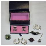 Pins, Earrings, Cufflinks