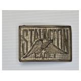 Vintage Staunton Military Academy Cadet Belt