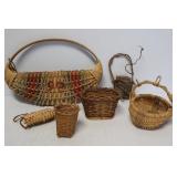 Miniature Lucy Cook Basket & Assorted Baskets