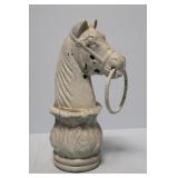 Cast Iron Horse Head Hitching Post Topper