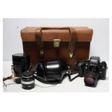 Nikon F4 Camera & Lens
