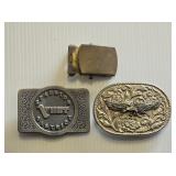 3 Belt Buckles