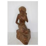 Carved Wooden Nude