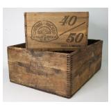 2 Wooden Shipping Crates