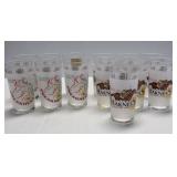 Horse Racing Collector Glasses