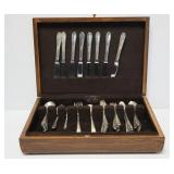 Reed & Barton Sterling Silver Flatware in Chest