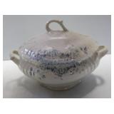 Cable Pottery England Lidded Serving Bowl