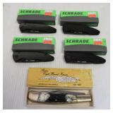 Schrade & Parker Folding Knives