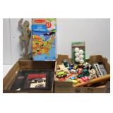 2 Trays of Toys & Collectibles