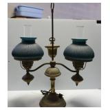Brass Tone Student's Lamp