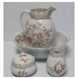 Vintage Washbowl & Pitcher Set