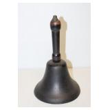 Cast Iron Bell With Wooden Handle