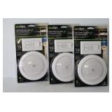 3 Ecolight LED Closet Tap Lights