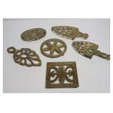 Selection of Brass Trivets