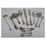 13 Pcs. Assorted Sterling Silver Flatware