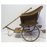Heywood-Wakefield Wicker Pull Cart