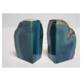 Cut Geode Bookends