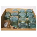 Blue Fruit Jars