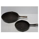 2 Cast Iron Skillets