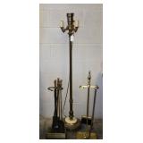 Floor Lamp & Hearth Tools