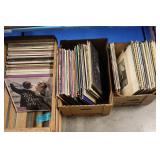 3 Trays of Vinyl Record Albums