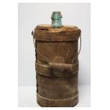 Lewis & Neblett Bent Wood Encased Bottle